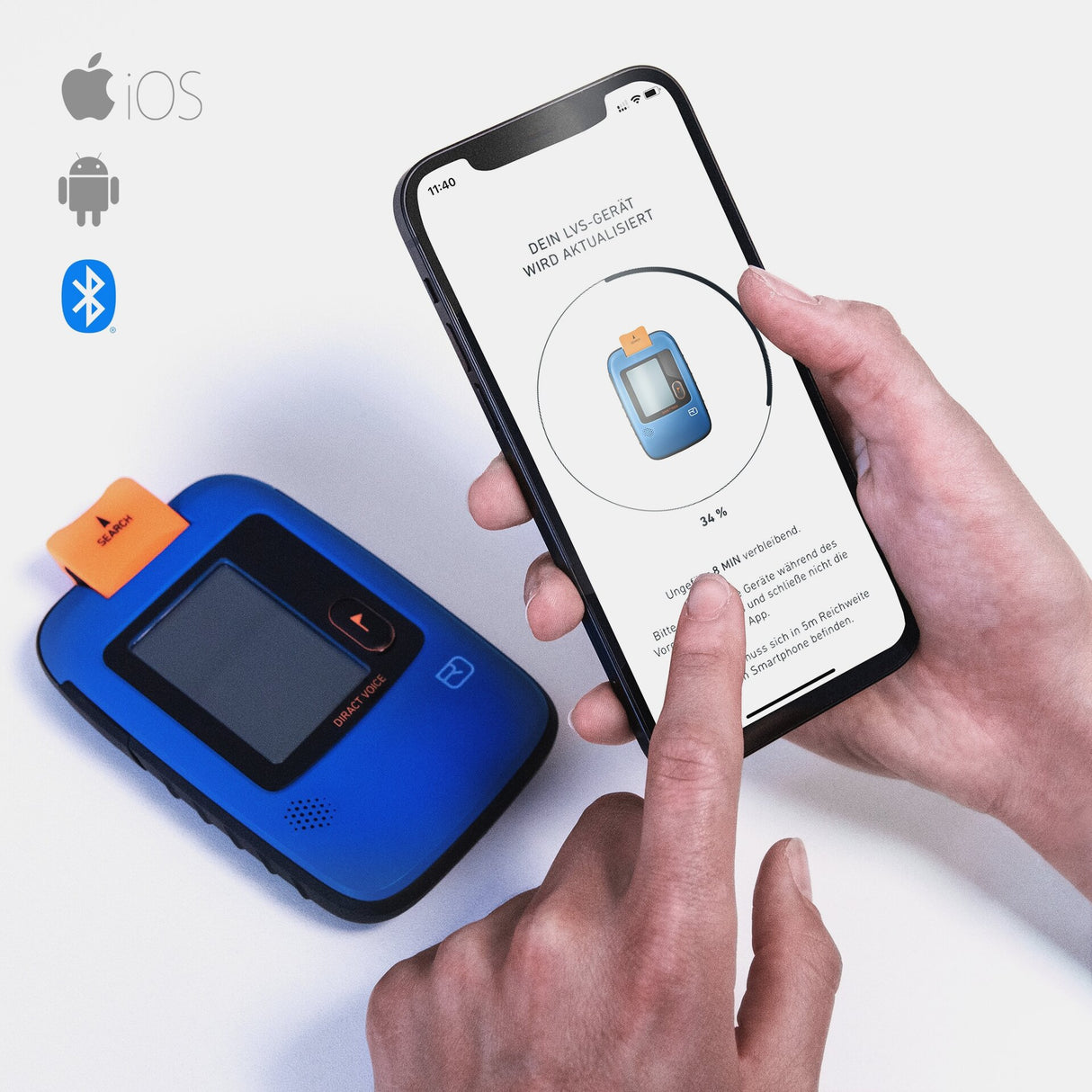 Diract Voice Lavinsändare