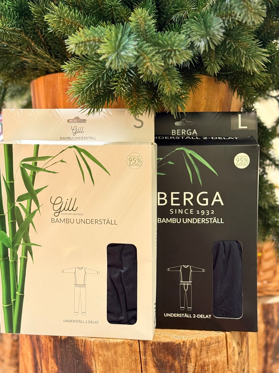 Berga underställ bambu Herr