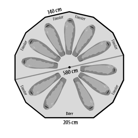 Särö+ 6M tält 11p