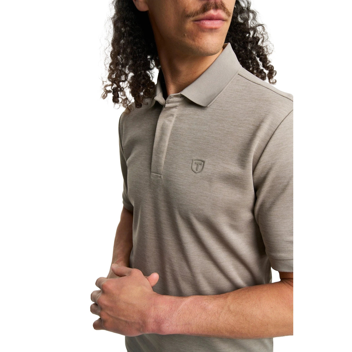TXlite Melange Polo Herr