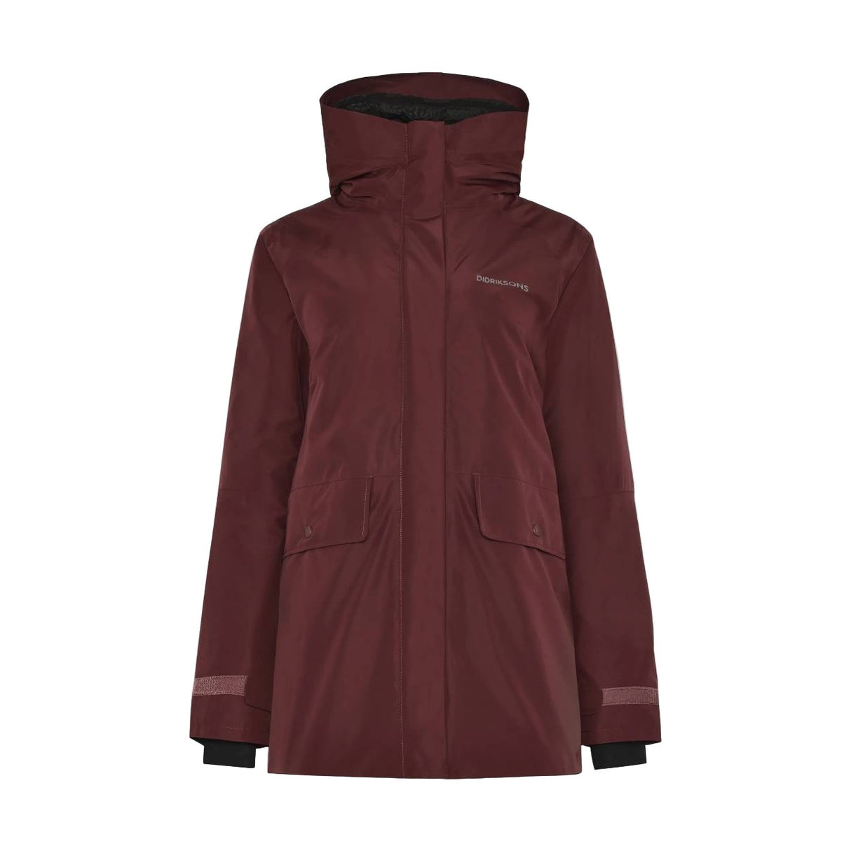 Tuva Womens Parka Old Rust Front2