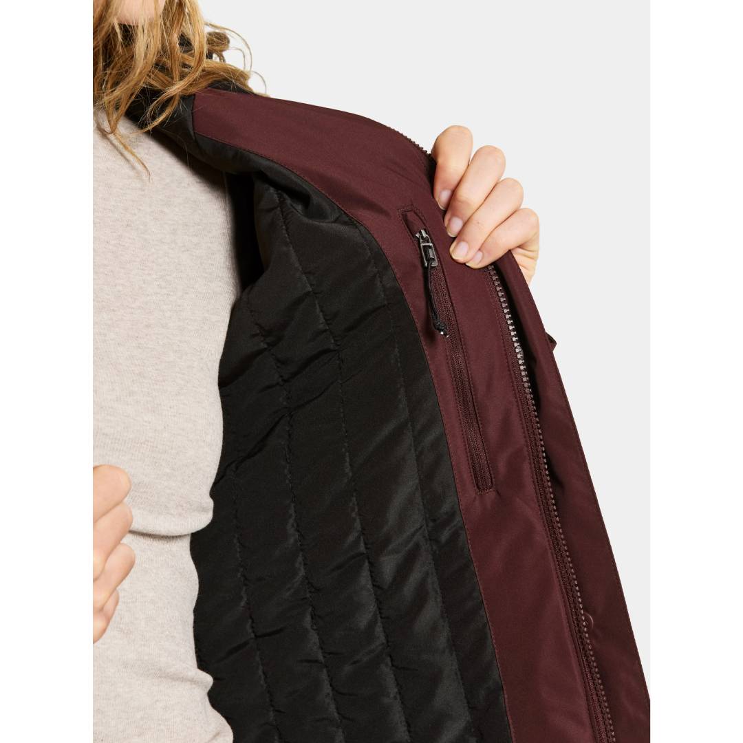 Tuva Womens Parka Old Rust Detail4