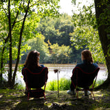 PAKET: Ran lättviktsbord och 2 lättviktsstolar med låg rygg