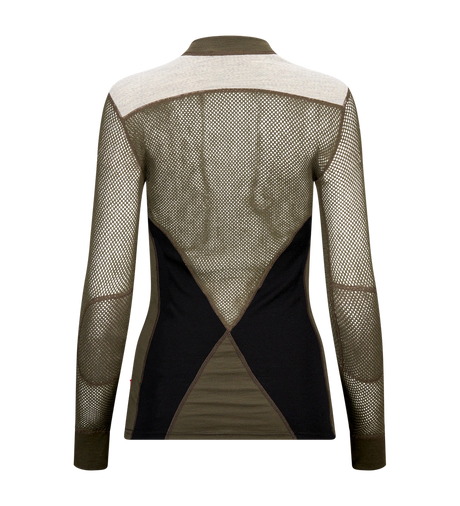 WoolNet Hybrid Crewneck Dam