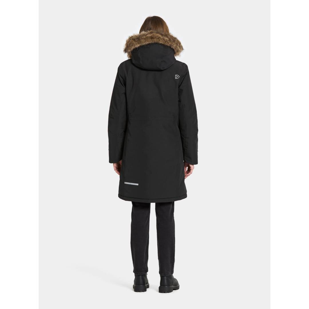 Erika Parka 3 Black Main Rear