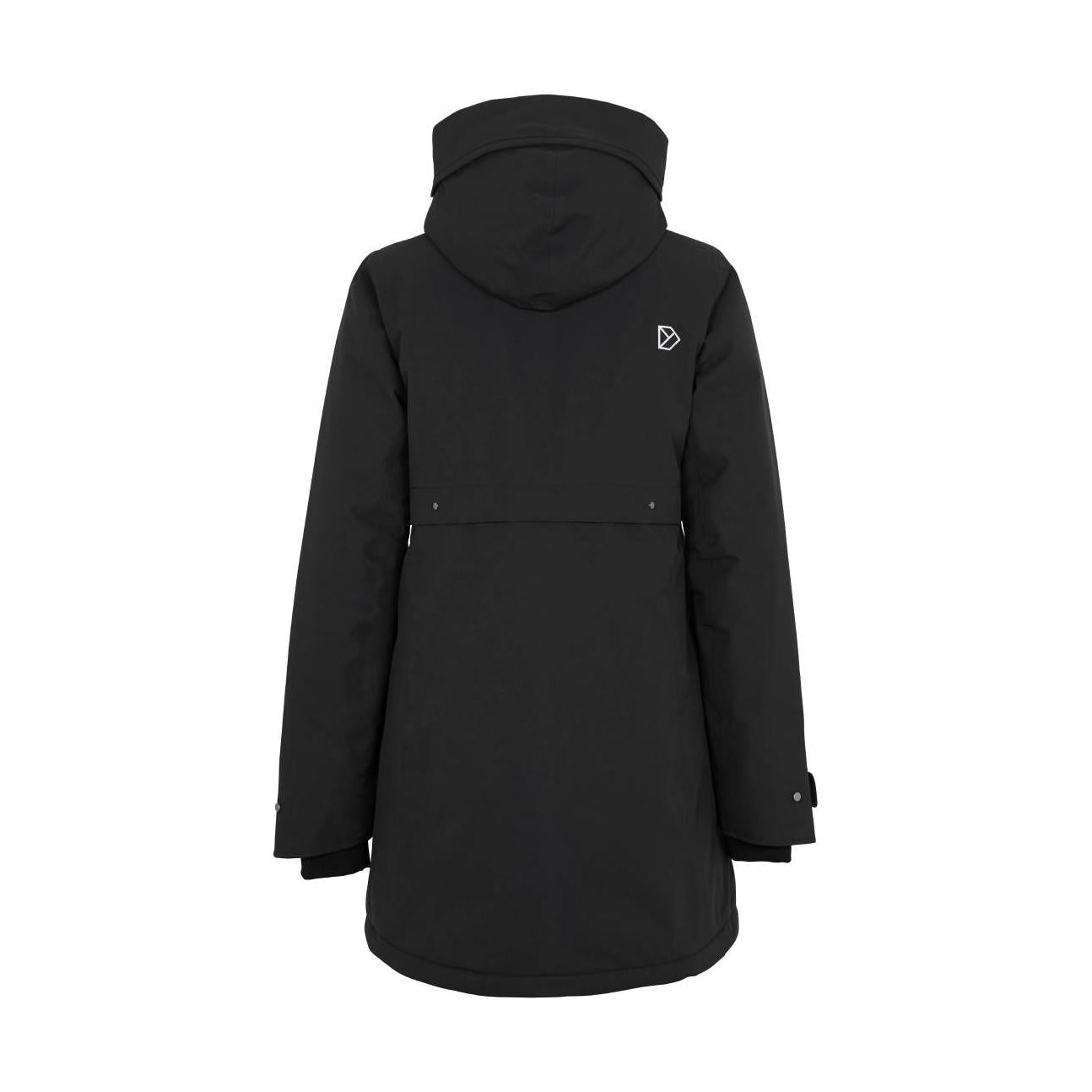 Helle Parka W Dark Black Back1