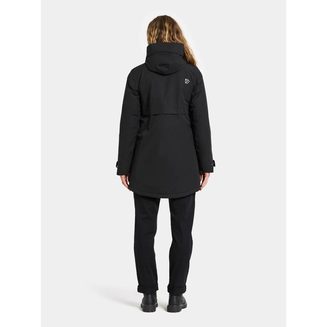 Helle Parka W Dark Black Back1